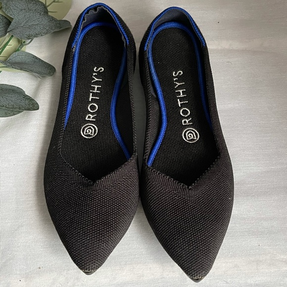 Rothy's Shoes - Rothy’s the  point in black size 7.5